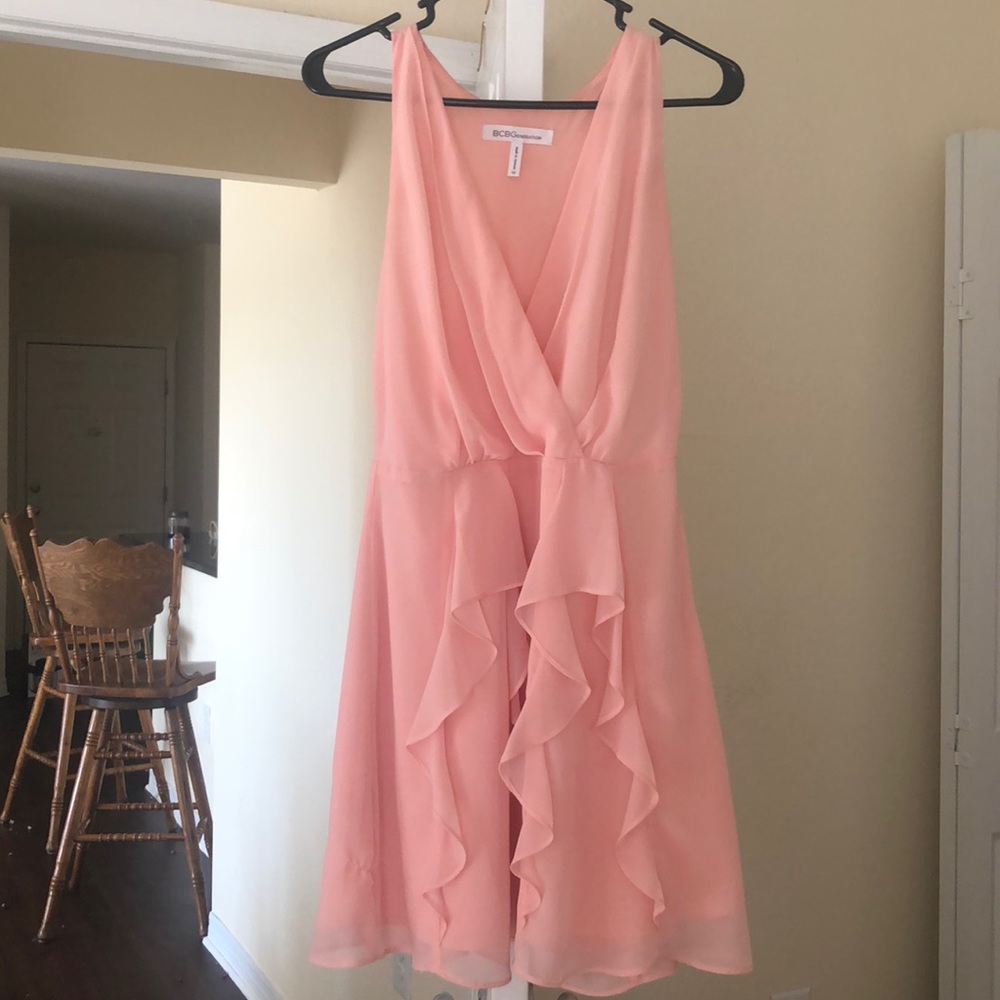 BCBG Ruffle Cocktail Dress